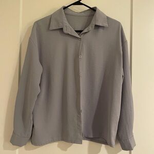Women’s Gray Blue Casual Blouses